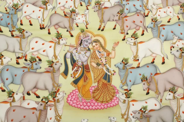 Radha Krishna With Cow Herd - Image 4