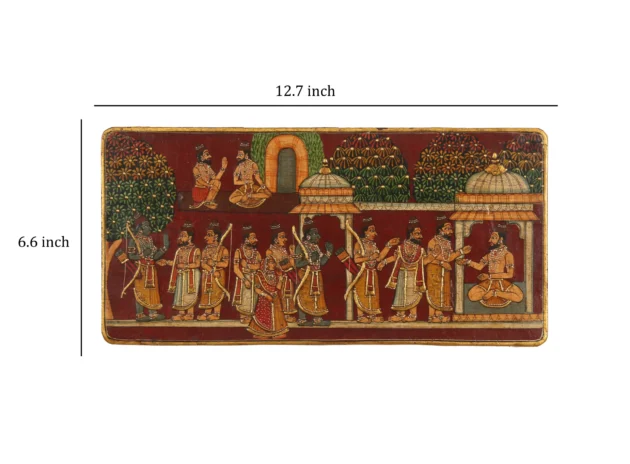 Ramayana Wooden Painting - Image 2