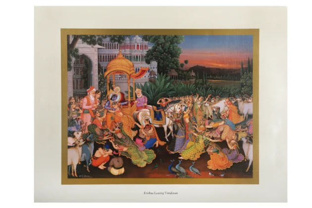 Krishna Leaves Vrindavan