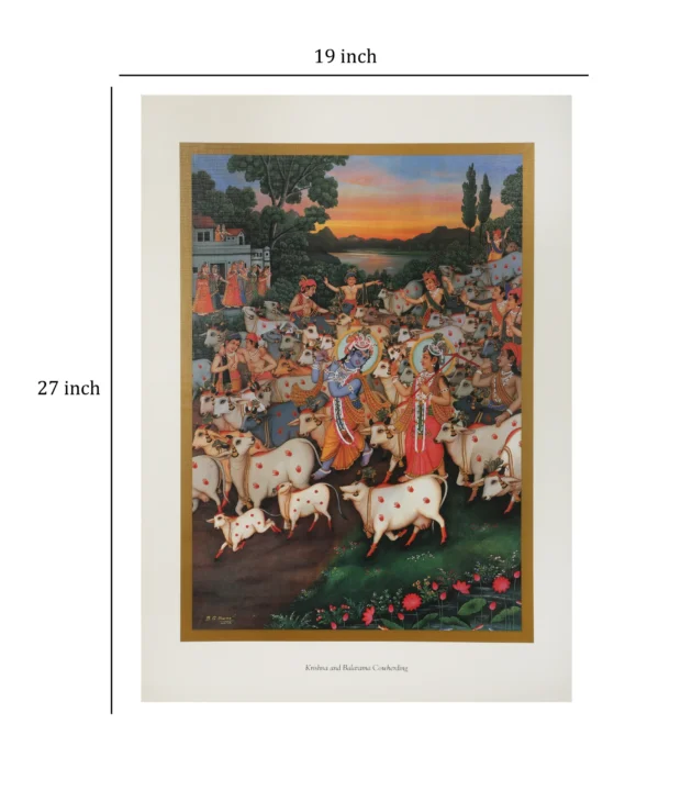 Krishna & Balarama Cowherding - Image 2