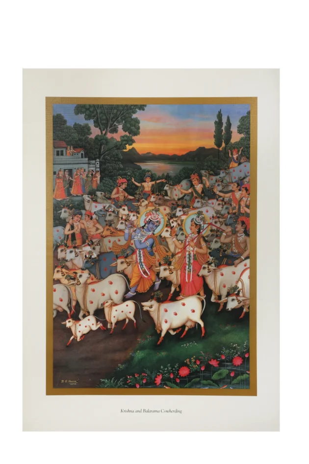 Krishna & Balarama Cowherding